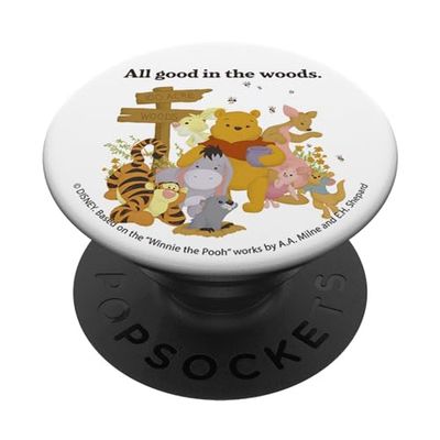Disney Winnie The Pooh Group Shot All Good In The Woods PopSockets PopGrip Interchangeable
