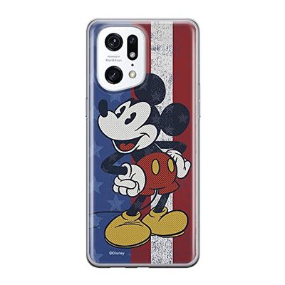 ERT GROUP mobiltelefonfodral för Oppo FIND X5 PRO originalt och officiellt licensierat Disney mönster Mickey 021 optimalt anpassad till formen på mobiltelefonen, fodral tillverkad av TPU-plast