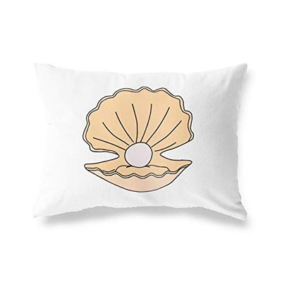 BonaMaison Decoratieve Kussensloop, Kussenhoezen Bank, Decoratieve Kussenhoesjes, Kussensloop; Sofa, Slaapkamer, Kantoor, Auto 35x50 Cm - Ontworpen en vervaardigd in Turkije