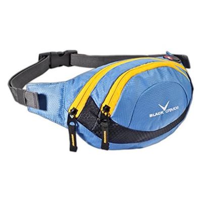 BLACK CREVICE Marsupio I marsupio per uomo & donna I cinghia regolabile I imbottito dietro I marsupio con 2 tasche con cerniera I marsupio sportivo in 4 colori