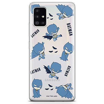 ERT GROUP mobiltelefonfodral för Samsung A51 originalt och officiellt licensierat DC mönster Batman 076 optimalt anpassad till formen på mobiltelefonen, gedeeltelijk transparant