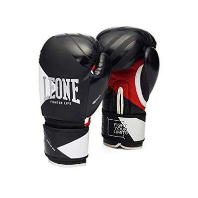 LEONE 1947 Fighter Life, luvas unissexo para adultos, GN307, preto, 10 onças