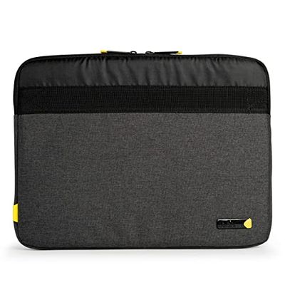 Techair Slipcase Eco essential 12 – 14.1″ Housse gris/noir, gris foncé, 35,8 x 27 x 2,5 cm