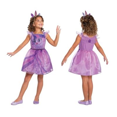 DISGUISE 115709L-15L-6 Costume pour fille, déguisement Twilight Sparkle, taille 4-6