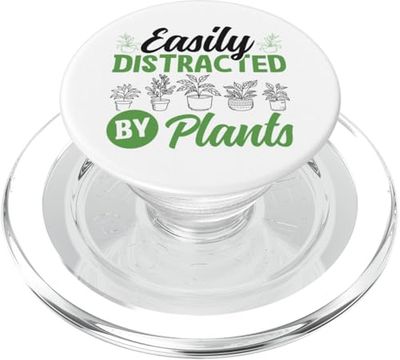 Gardening Potted Plant Easily Distracted By Plants PopSockets PopGrip for MagSafe