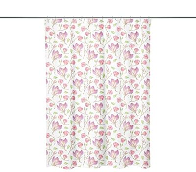 Bonamaison Digitally Printed Shower Curtain, 1 Piece 150x200 Cm - Designed And Manufactured in Turkey