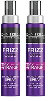 John Frieda Frizz Ease 3 Day Straight Semi Permanent Styling Spray, 100 ml (Pack of 2)