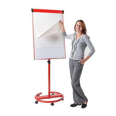 METROPLAN A1 Ultimate Mobile Flipchart Easel - Red