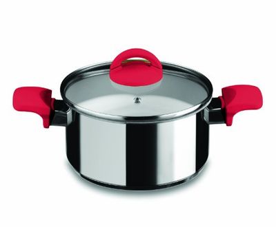 Mepra SPA 30132120S7 pot, 20 cm, keramische coating, rood