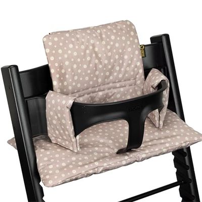 UKJE Cushion Compatible w/Stokke Tripp Trapp - Soft Seat Cushion for Infants, Babies & Toddlers, High Chair Accessories, Easy to Install, ?Polyester, ?16.5 x 11 x 2 inches (Daisy)