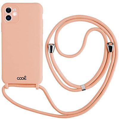 Cover Cool per iPhone 11 Cordino Liscio Rosa