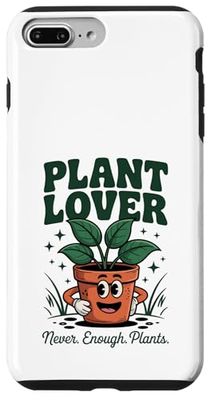 Plant Lover - Simpatico vaso da fiori in cartone animato - Piante mai abbastanza Custodia per iPhone 7 Plus/8 Plus