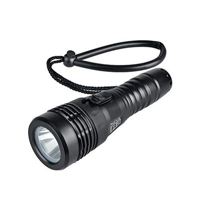 Seac Sub R3 SCUBA Duiklamp, Enkele LED, 400 Lumen, Micro-USB, Oplaadbaar, Aluminium