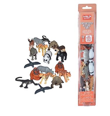 Wild Republic 12896 – Nature Tube lekset, farliga djurarter, 32 cm, flerfärgad/havsvågor (Ocean Tides)