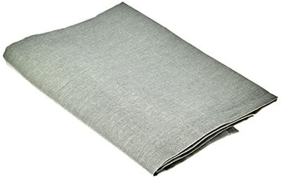 Soleil d'Ocre Panama Brise Bise Half Length Cotton Curtain, 120 x 60 cm, Grey