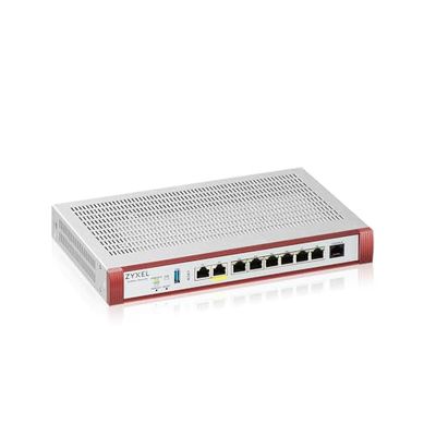 Zyxel USGFLEX200HP ZyWALL Firewall Haute Vitesse pour la Cybersécurité | Pack Sécurité UTM 1 An | 2x Multi-Gig 2.5G (1x PoE+) | VPN | Business Class | Jusqu'à 100 Utilisateurs | Nebula Cloud