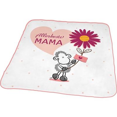 Sheepworld 48609 Magische handdoek met motief Allerbeste mama | magische handdoek, in vorm geperst, katoen, 30 cm x 30 cm | cadeau mama, moederdagcadeau, cadeau voor haar