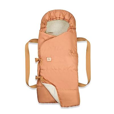 Hauck 3 en 1 Carry N Play, Capazo Bebe - Saco Silla Paseo Universal - Nido de Bebe, Desde el Nacimiento, Fijación Fácil y Segura, Suave, Lavable, Algodón/Melocotón