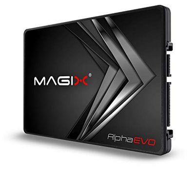 Magix SSD Alpha EVO, SATA III 2,5 cala, 6 Gb/s, prędkość odczytu/zapisu do 500/490 MB/s, 3D NAND, wewnętrzna (120 GB)