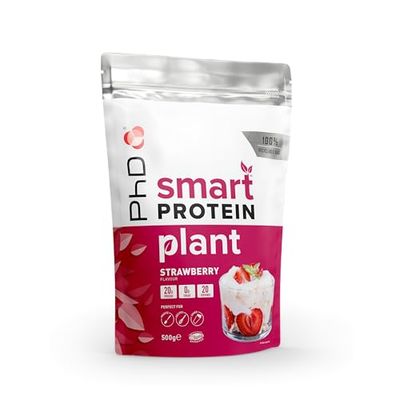 Phd Smart Plant, High Protein Vegan Shake, Ideal for Shakes, Baking and Deserts, Eton Mess Flavour, 20 Servings per 500 g Bag