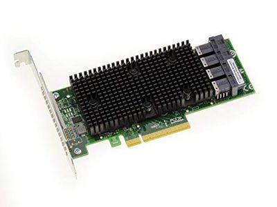 Kalea-INFORMATIQUE Tarjeta controladora Interna PCIe 3.1 SAS + SATA + NVMe de 12 GB y 16 Puertos. Modelo OEM 9400-16i