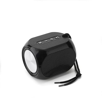 PRENDELUZ Altoparlante wireless nero Bluetooth per esterni, suono stereo potente