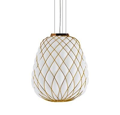 FontanaArte - Middelgrote ophanging - goud/wit