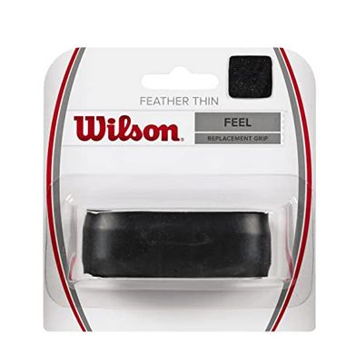 Wilson Grip WRZ4204BK Impugnatura Featherthin Grip, Grip Base, Unisex, Nero, 1 Unità