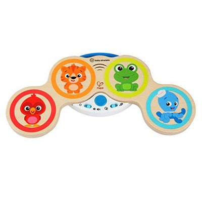Baby Einstein, Hape, bateria Magic Touch, tecnologia tátil, 2 modos, brinquedo musical de madeira, instrumentos musicais eletrónicos para crianças, a partir dos 6 meses