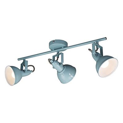 BRILONER - Candeeiro de teto, design retro/vintage, iluminação de sala de estar, casa, 3 x E14, 40 W, candeeiro de teto, holofotes LED interior teto, candeeiros de teto quarto, 55,4 x 10 x 18,1 cm,