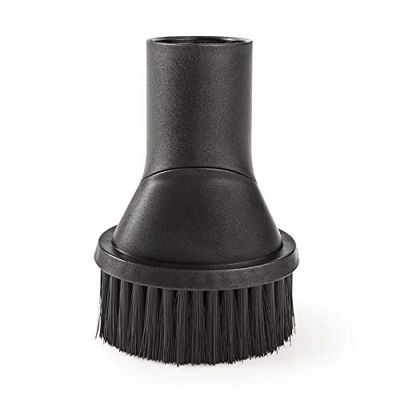 Nedis Spazzola per spolverare con adattatore universale Vario, 30 – 35 mm, per aspirapolvere domestico, nero
