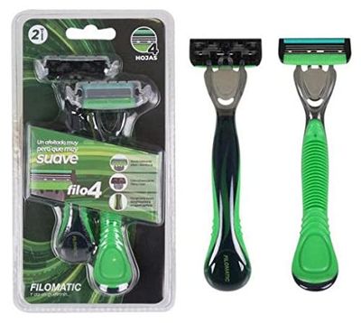 Filomatic 193363 Set of 2 Four Leaf Razors