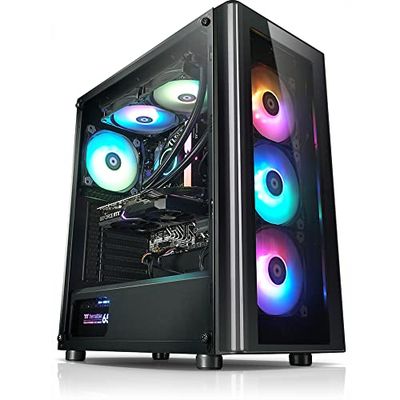 Thermaltake Tt Simonos svart gamer-PC i5 16 N W10H PC-00013-DE