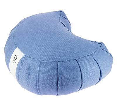 Tierra Zen Kapok ME030F meditation Half Moon Kudde Bomullslavendel 33 x 27 cm
