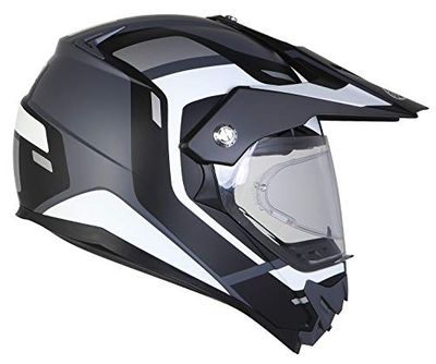 Ozone HELMET CROSS MXT-01 PINLOCK READY BLACK/GREY/WHITE M