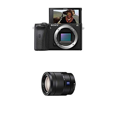 Sony Alpha 6600 Fotocamera Digitale Mirroless ad Obiettivi Intercambiabili, ILCE6600B, Nero + SEL1670Z Obiettivo Carl Zeiss con Zoom da 16-70mm F4, APS-C, Stabilizzatore Ottico, Innesto E, Nero