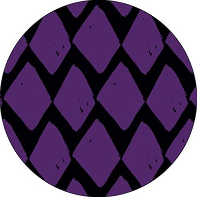Bonateks, Runt digitalt tryckt musmatta, halkfri undersida, för kontor och hem, diameter: 22 cm