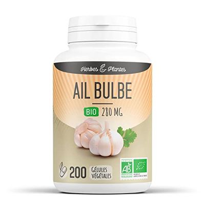 Herbes Et Plantes Ail Bio 200 Gélules Végétales 280 mg