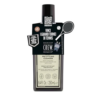 American Crew Boost Pre-Styling Shampoo, Vinci I Grandi Tornei di Tennis con American Crew, 250ml