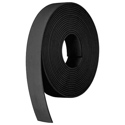 Strapworks WSR-BIO-BET-001-ROL-100-BLK - Fettuccia Rivestita in BioThane Beta, Impermeabile, Resistente, 2,5 cm x 30,5 m, Colore: Nero