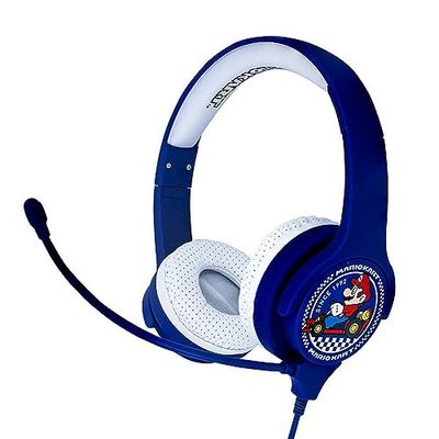 OTL MK0819, MARIOKART STUDY HEADPHONES - Not Machine Specific, blu