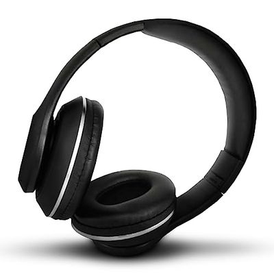 Walk Audio Black Enhanced Bass Draadloze Hoofdtelefoon