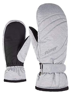 Ziener KILENIS PR Mitten Lady - Guanti da Sci e Sport Invernali, Colore: mélange Chiaro, 7,5