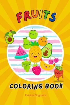 Fruits coloring book