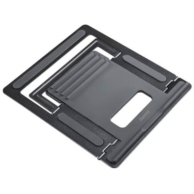 Hama “Metal" Notebook Stand, Height-Adjustable, Inclinable, up to 39 cm (15.4"),
