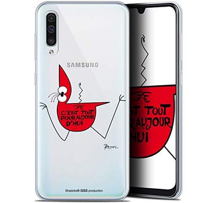 Caseink fodral för Samsung Galaxy A50 (6.4) [officiell licenssamlare Shadoks® design"It's All - mjuk - ultratunn]