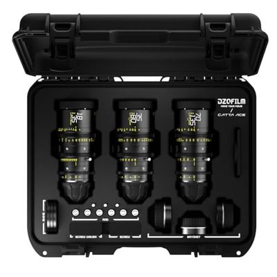 DZOFILM Cine Lens Catta Ace Zoom 3-Lens Kit (18-35/35-80/70-135 T2.9) Negro