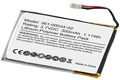 YUNIQUE France Batterie 3.7V 300mAh1.11Wh 361-00034-02 Compatible avec Garmin Fenix 3 / Fenix 3 HR Remplacement Smartwatch Batterie 300mAh Montre Remplacement