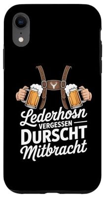 LEDERHOSN VERGESSEN DURSCHT MITBRACHT Case for iPhone XR