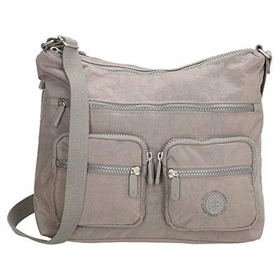 ENRICO BENETTI Frances, Clutch Unisex Adulto, Middengrijs, L